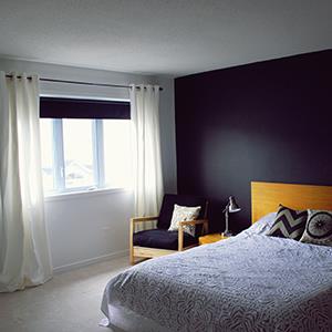 Kombinasi Sheer dan Tirai